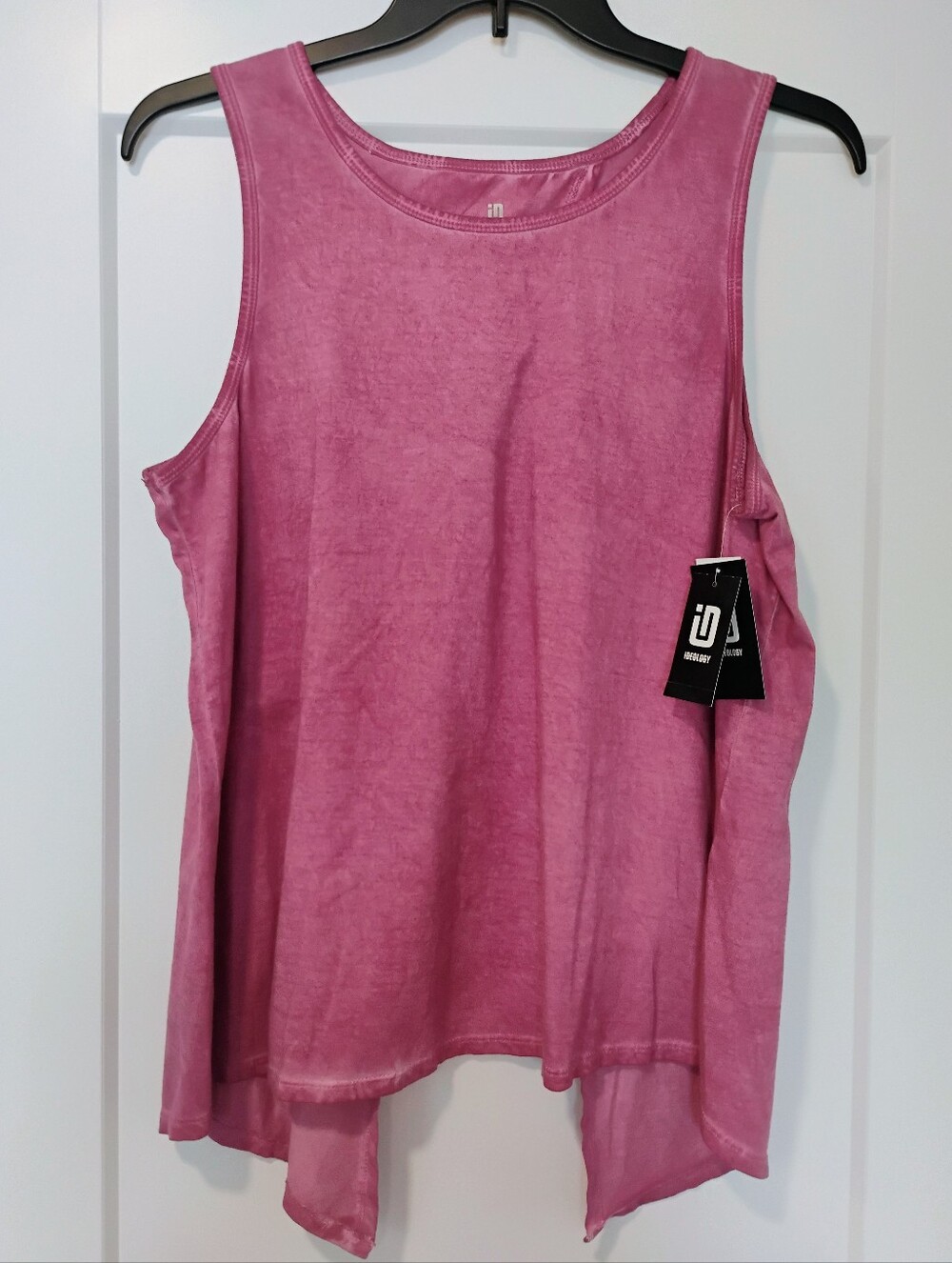 NWT XL Ideology Purple Tie-Dye Open Back Active Gym Workout Tank Top NEW - Picture 7 of 9